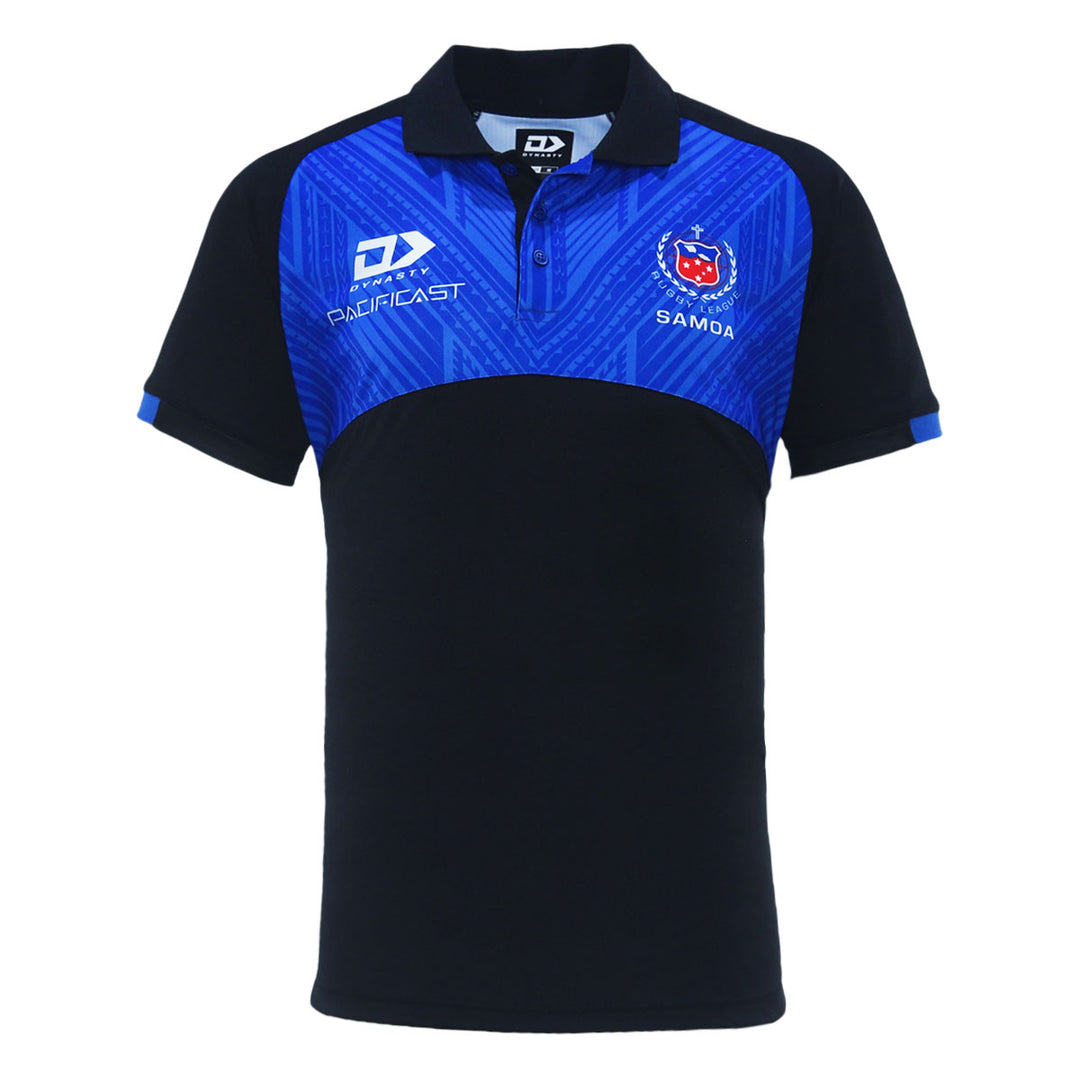 2023 Toa Samoa Rugby League Mens Media Polo-FRONT