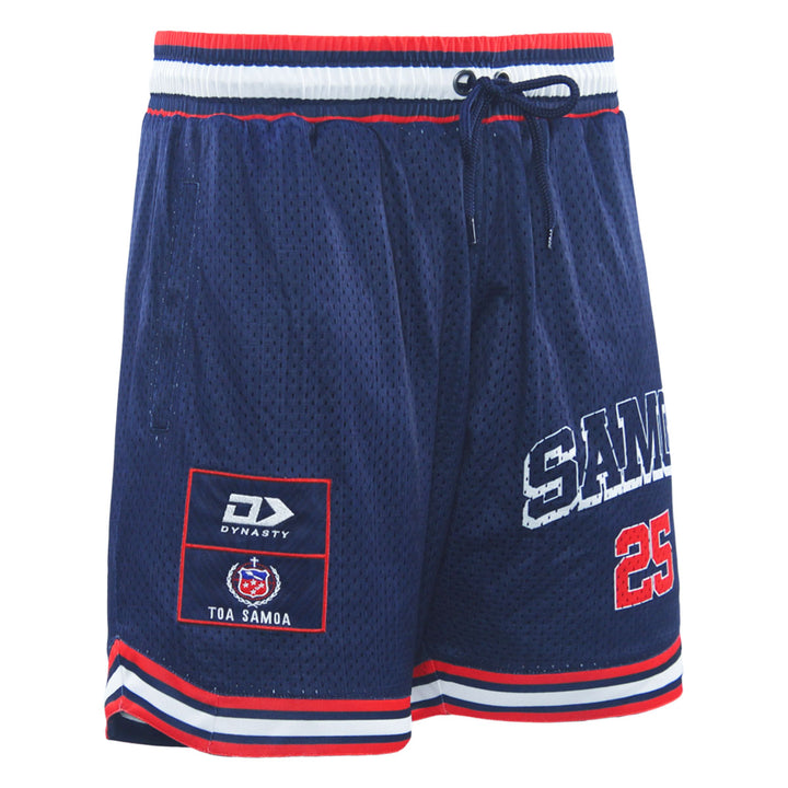 2025 Toa Samoa Mens Basketball Shorts - Navy