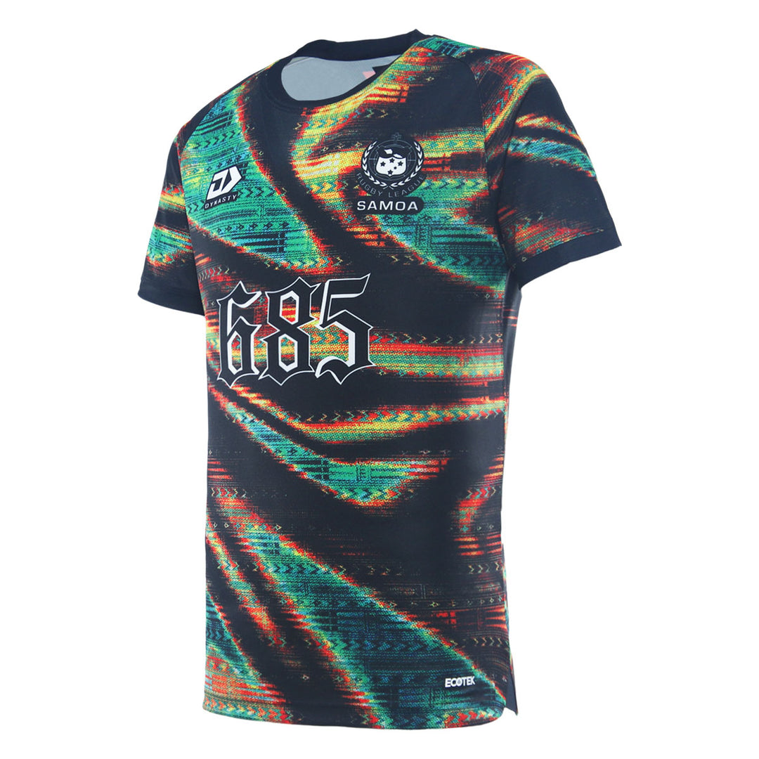 2025 Toa Samoa Mens Captains Run Tee - Black