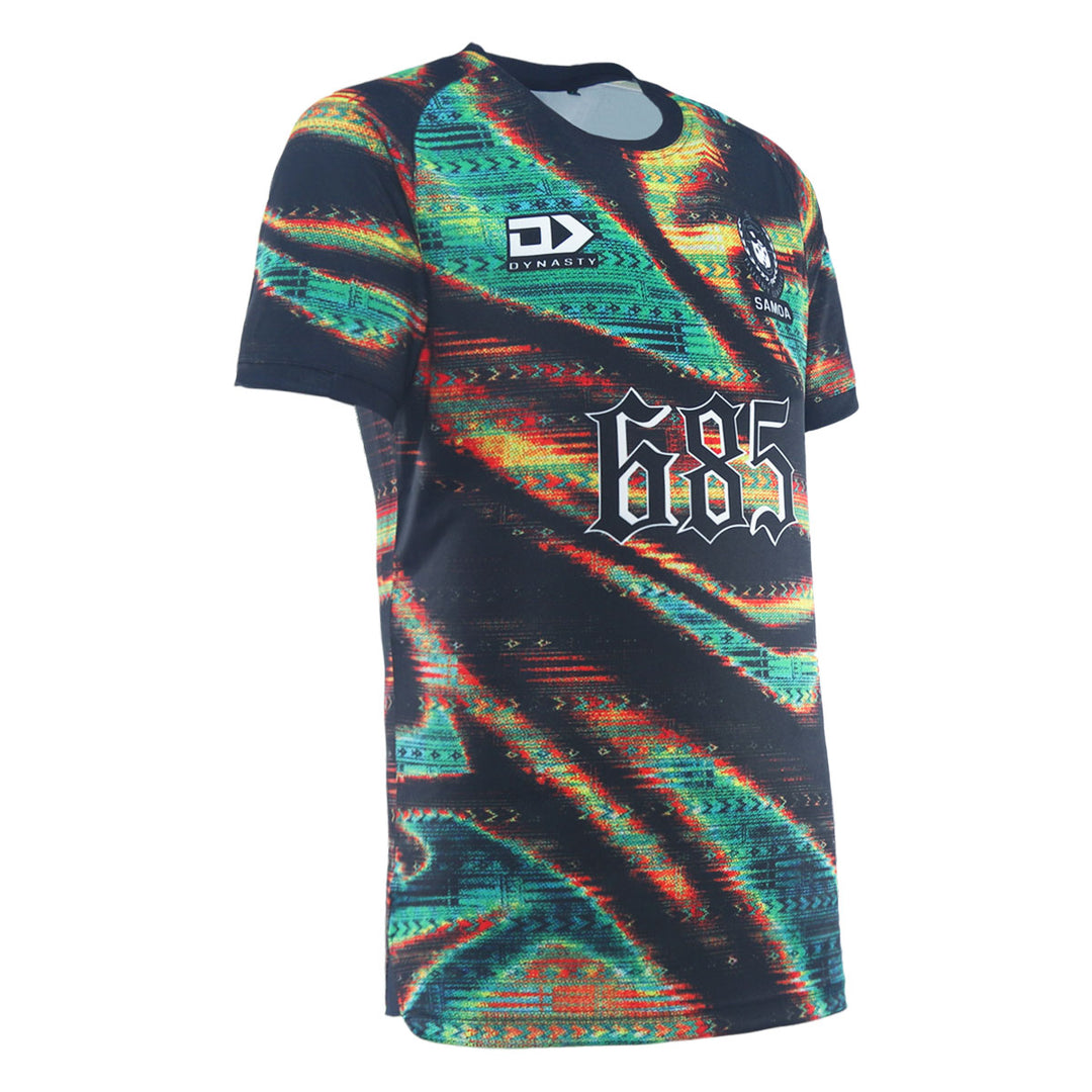 2025 Toa Samoa Mens Captains Run Tee - Black