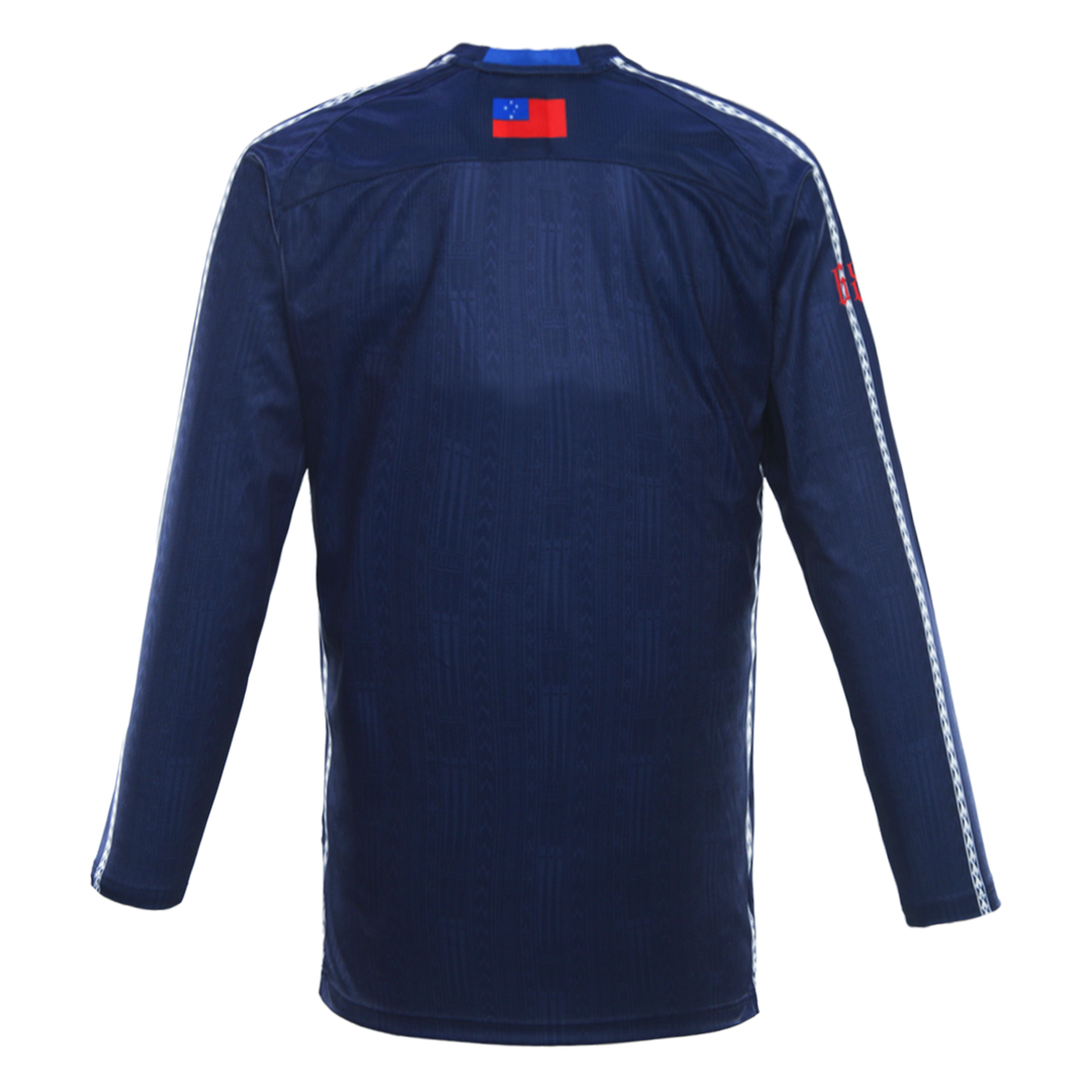 2025 Toa Samoa Mens Long sleeve Training Tee - Navy