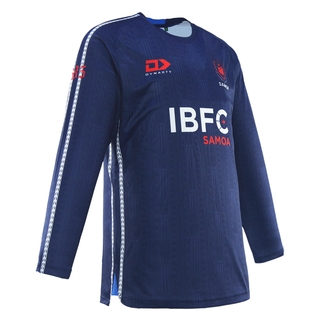 2025 Toa Samoa Mens Long sleeve Training Tee - Navy
