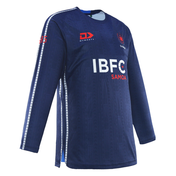 2025 Toa Samoa Mens Long sleeve Training Tee - Navy