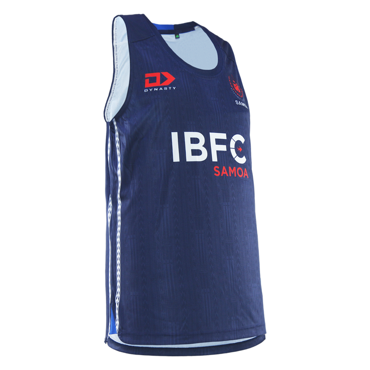 2025 Toa Samoa Mens Training Singlet - Navy