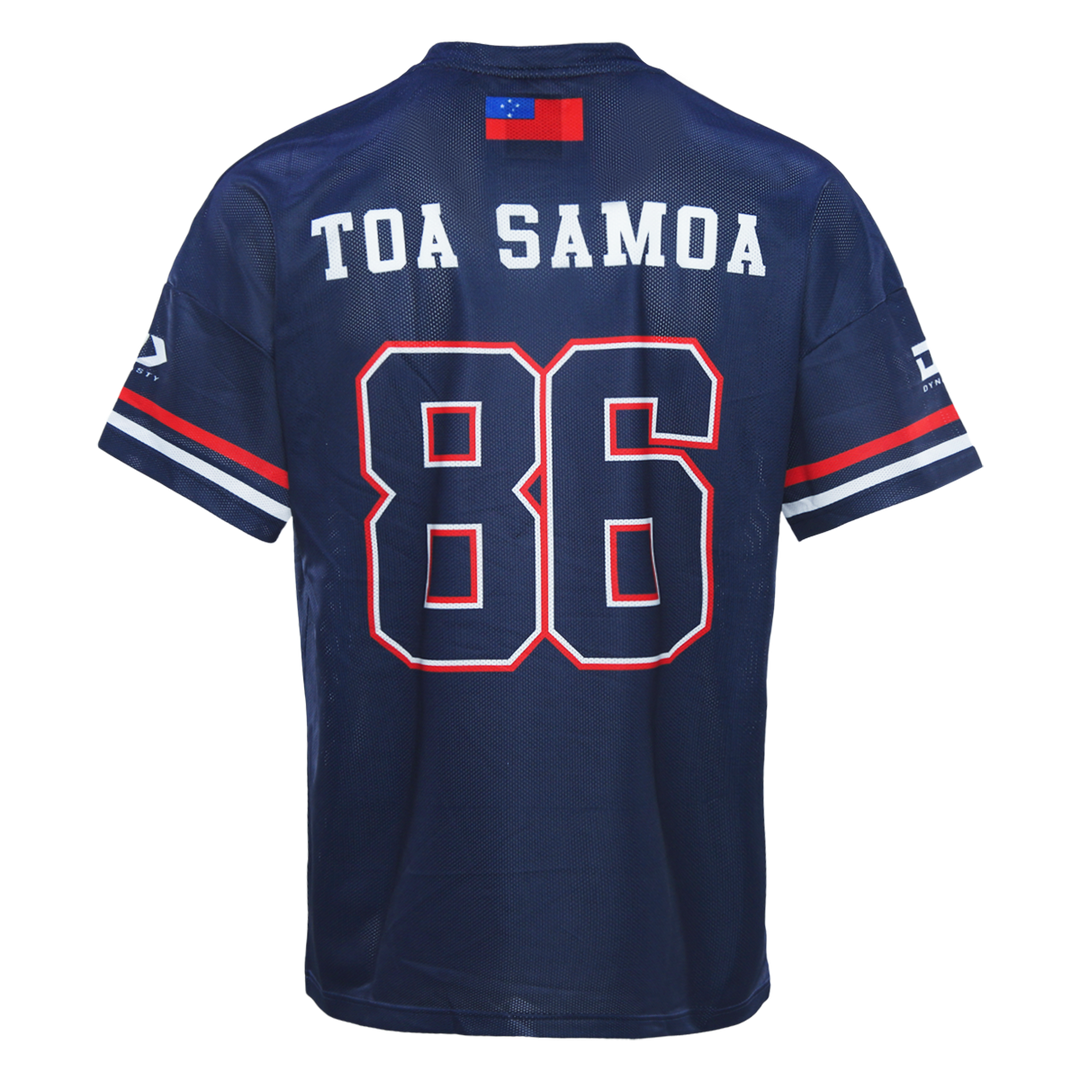 2025 Toa Samoa Mens Oversized Tee - Navy