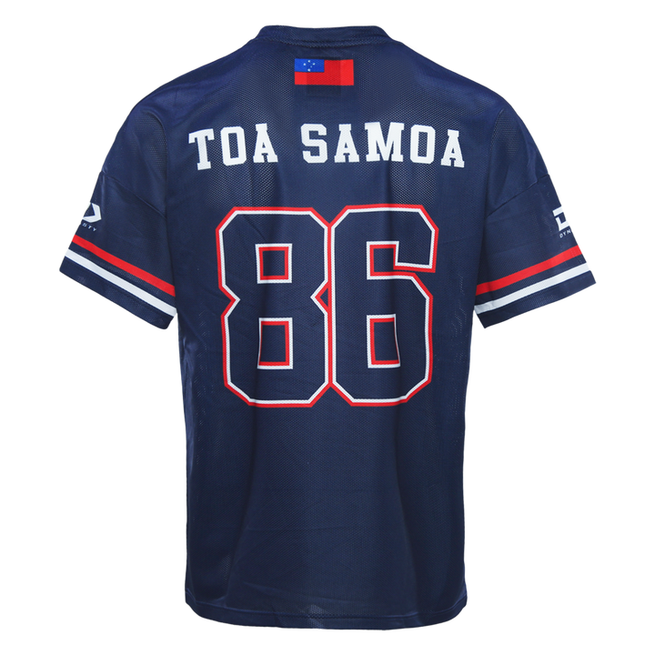 2025 Toa Samoa Mens Oversized Tee - Navy
