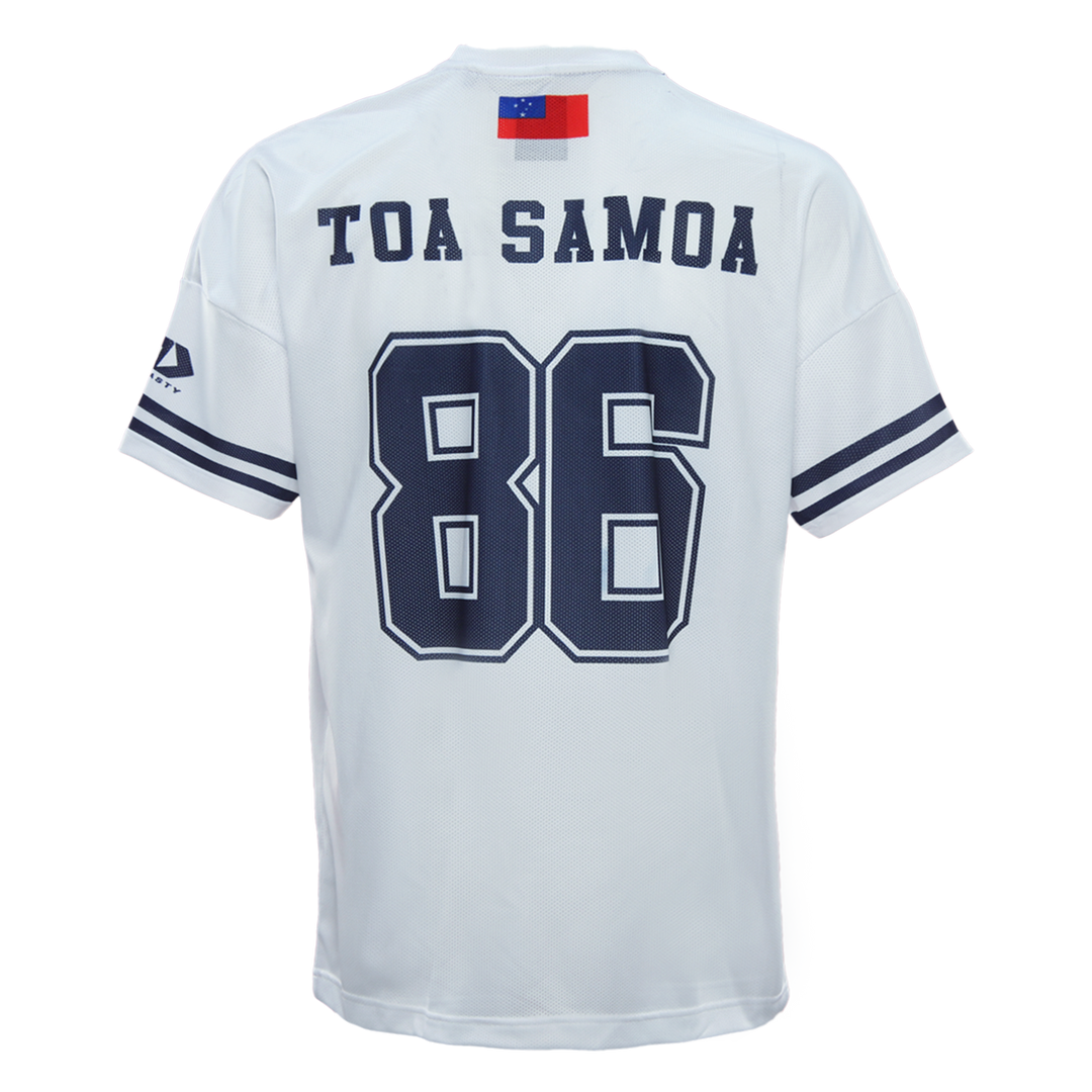 2025 Toa Samoa Mens Oversized Tee - White