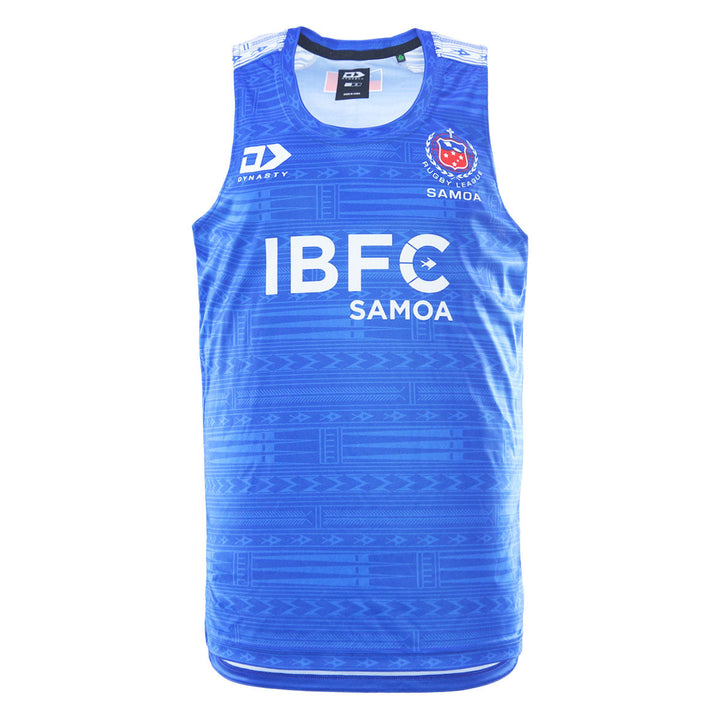 Toa Samoa Adults Training Singlet - Blue