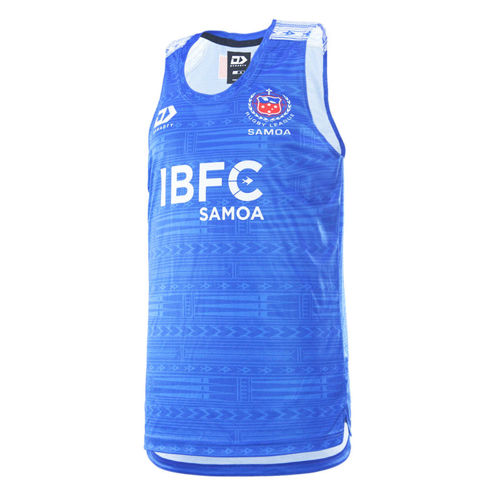 Toa Samoa Adults Training Singlet - Blue