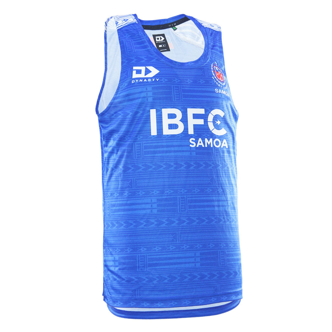 Toa Samoa Adults Training Singlet - Blue