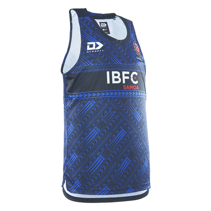 Toa Samoa Adults Training Singlet - Black