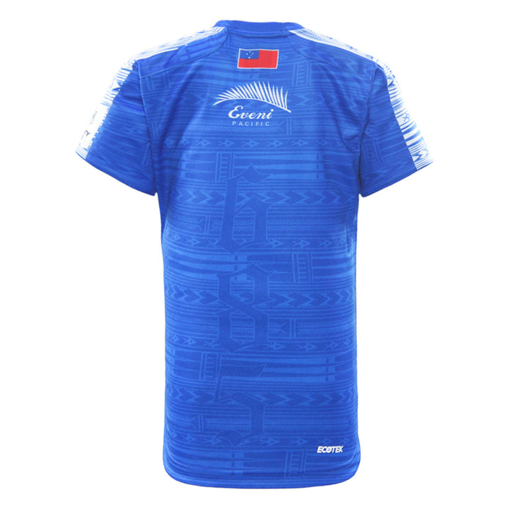 Toa Samoa Adults Training Tee - Blue