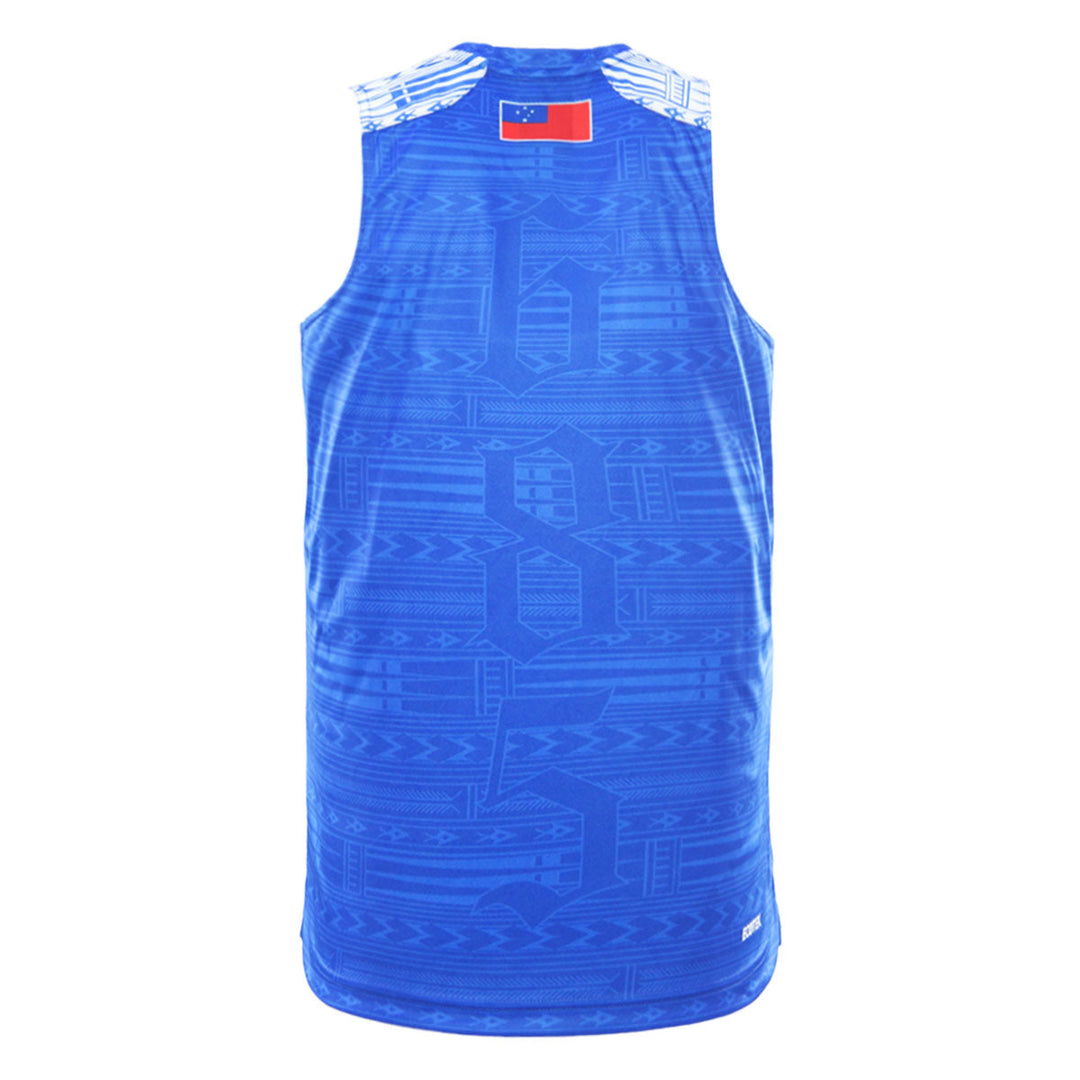 Toa Samoa Adults Training Singlet - Blue