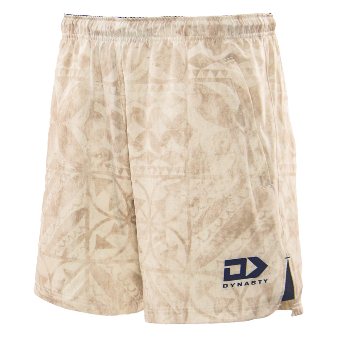 2025 Toa Samoa Mens Gym Short - Beige