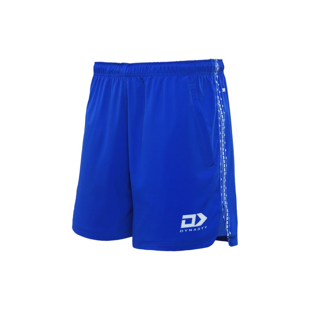 2023 Toa Samoa Rugby League Mens Blue Gym Shorts-LEFT