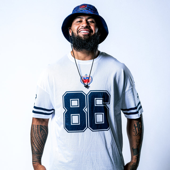 2025 Toa Samoa Mens Oversized Tee - White