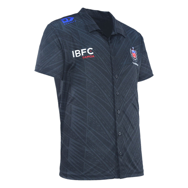 2024 Toa Samoa Rugby League Mens Button Up Polo