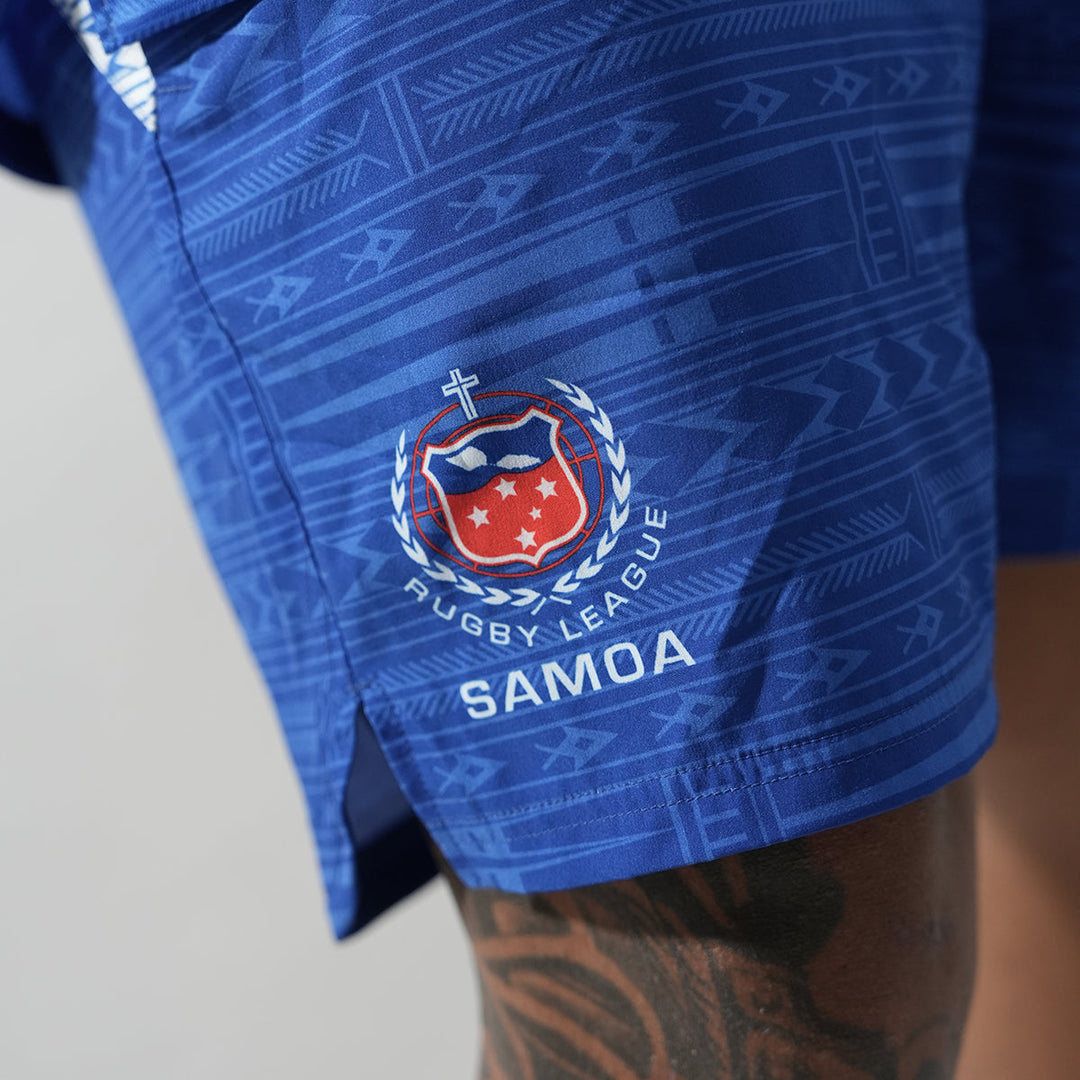 Toa Samoa Adults Gym Short - Blue
